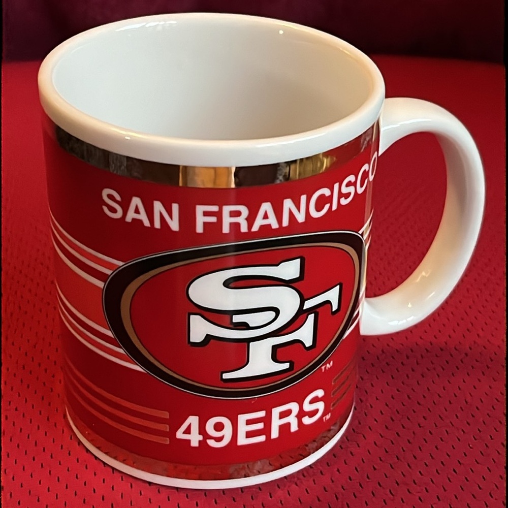 Vintage San Francisco 49ers Coffee Mug  SF  Niners NFL Papel 10 FL OZ